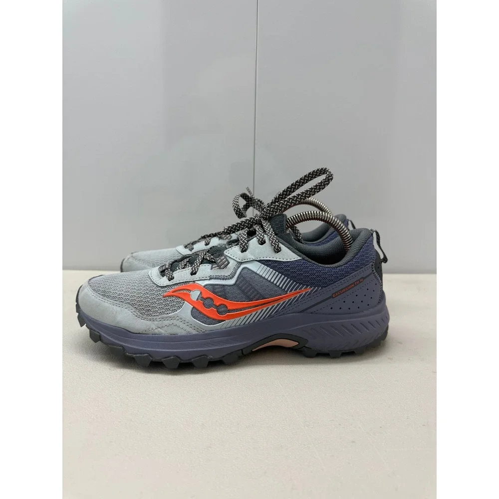 Saucony Excursion TR16 Womens Trail Running Shoes Grey Orange S10744-100 Size 10
